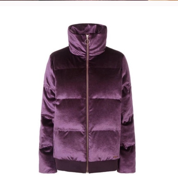Sweaty Betty Velvet Puffa Jacket 